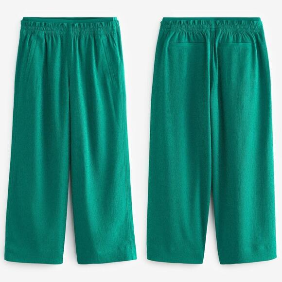 Athleta Pants - Athleta NWT Echo Wide Crop Pant 3/4 Cropped Turquoise Green Size 14 Plus